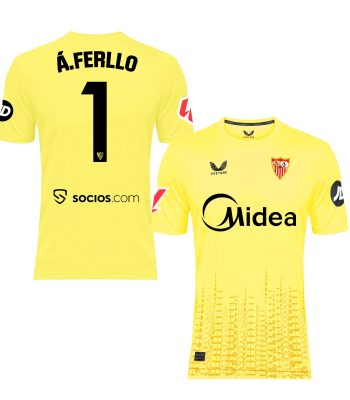 Sevilla Fan Shop – a. ferllo torwart-ausweichtrikot für erwachsene gelb 2425 Kollektion – Exklusive Artikel für Sevilla-Fans Kollektion für Fans