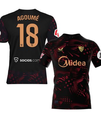 Sevilla Fan Shop – agoumé schwarzes drittes jungen t-shirt 2425 Kollektion – Exklusive Artikel für Sevilla-Fans Kollektion für Fans