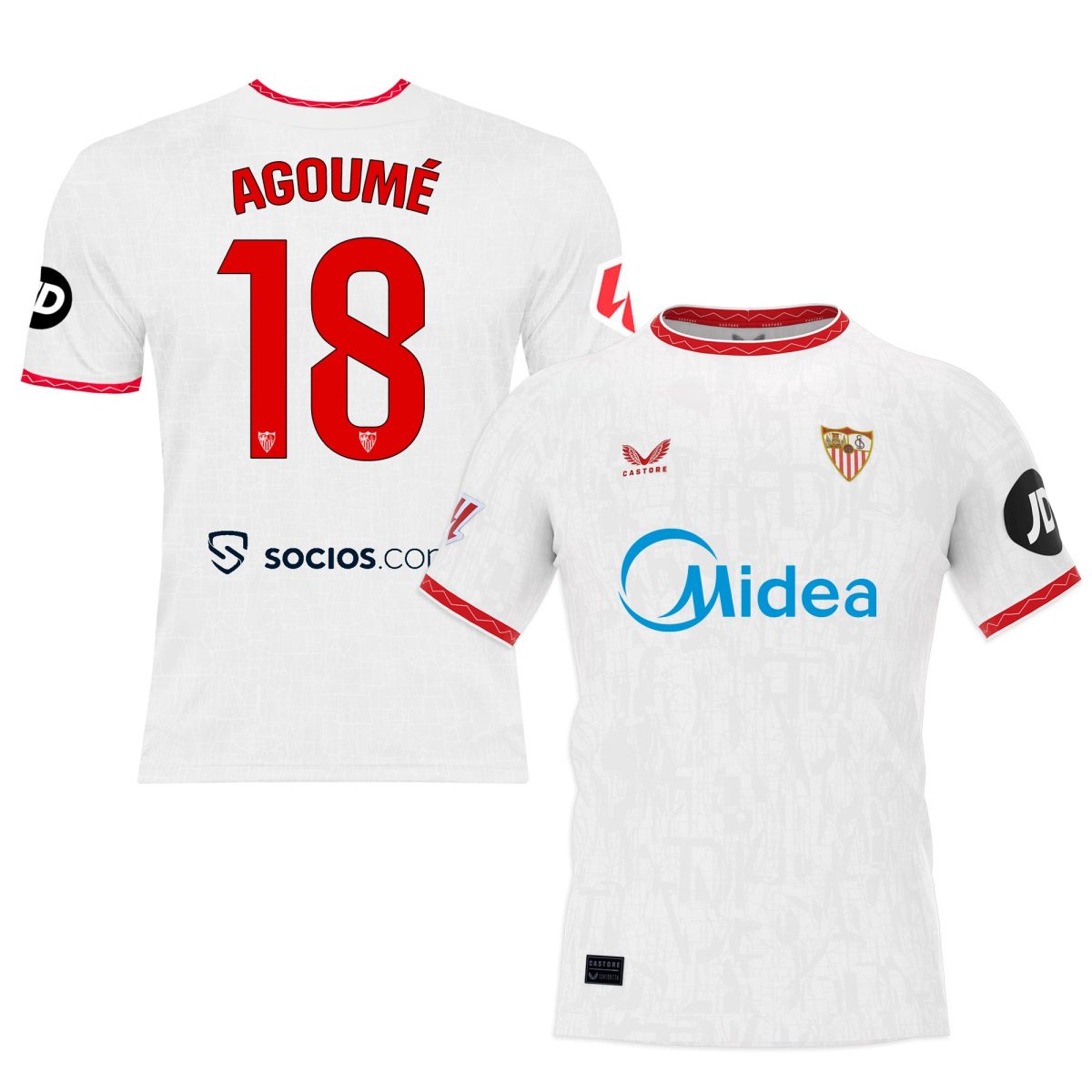 Sevilla Fan Shop – agoumé t-shirt home erwachsene 2425 Kollektion – Exklusive Artikel für Sevilla-Fans Kollektion für Fans