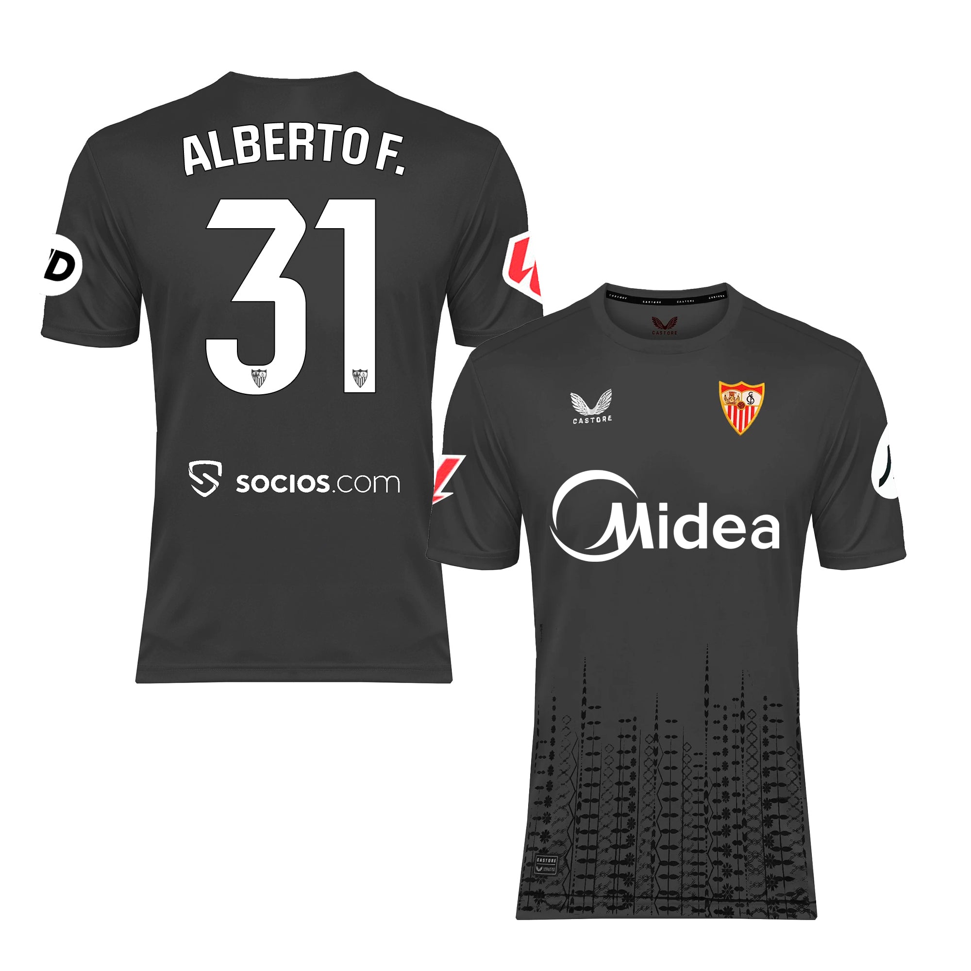 Sevilla Fan Shop – alberto f. childs home torwarttrikot grau 2425 Kollektion – Exklusive Artikel für Sevilla-Fans Kollektion für Fans