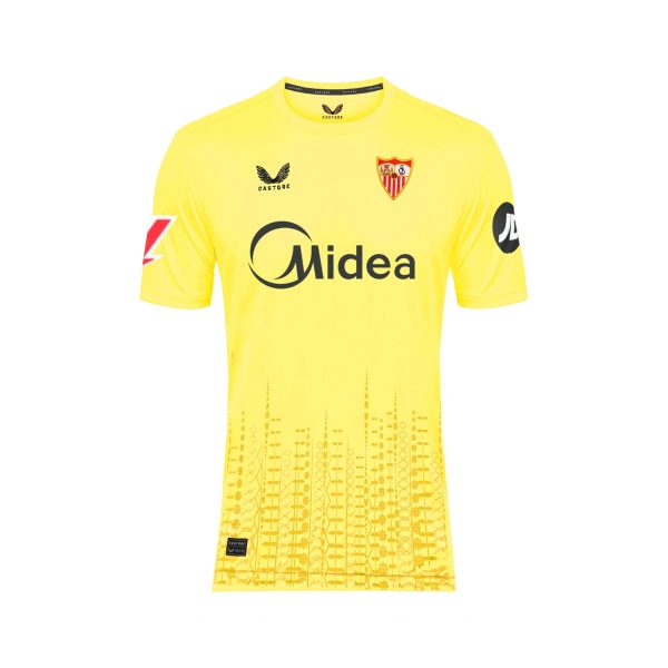Sevilla Fan Shop – gelbes torwart-ausweichtrikot 2425 für erwachsene Kollektion – Exklusive Artikel für Sevilla-Fans Kollektion für Fans
