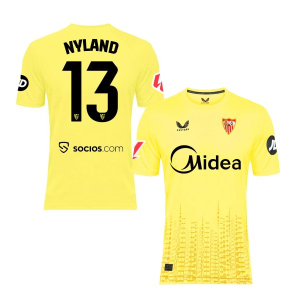 Sevilla Fan Shop – nyland torwart-ausweichtrikot für erwachsene gelb 2425 Kollektion – Exklusive Artikel für Sevilla-Fans Kollektion für Fans
