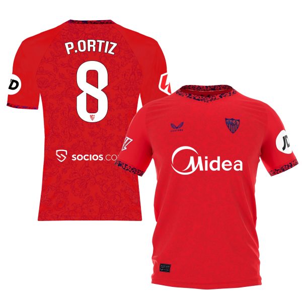 Sevilla Fan Shop – p. ortiz t-shirt away erwachsene 2425 Kollektion – Exklusive Artikel für Sevilla-Fans Kollektion für Fans
