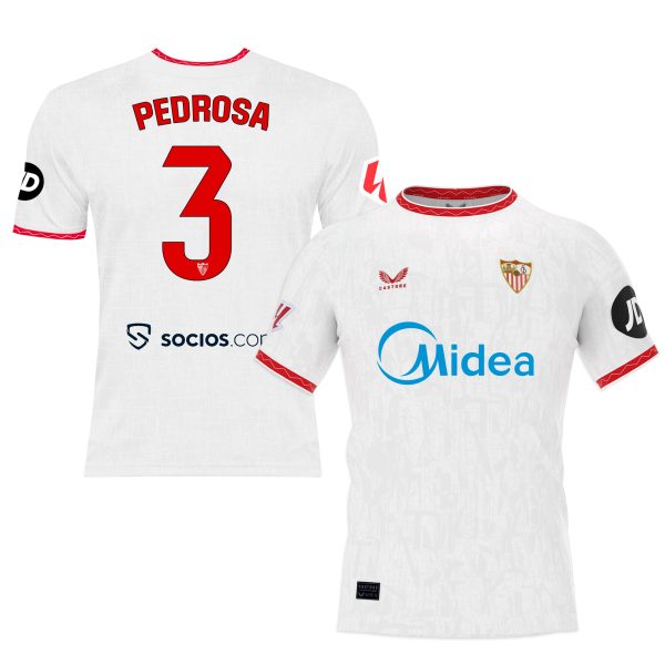 Sevilla Fan Shop – pedrosa t-shirt home erwachsene 2425 Kollektion – Exklusive Artikel für Sevilla-Fans Kollektion für Fans