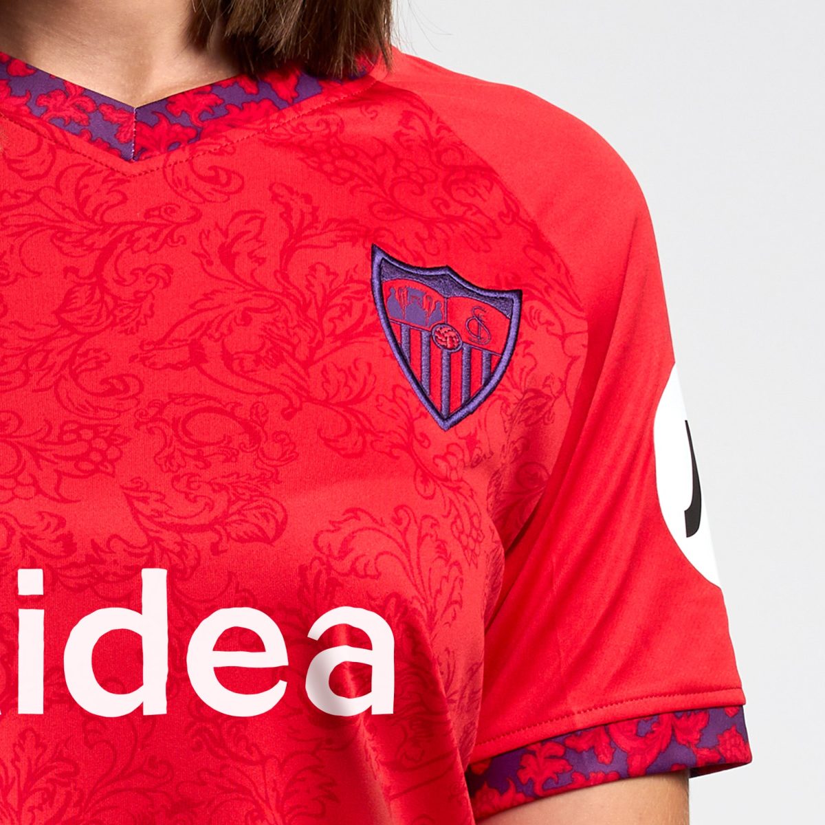 Sevilla Fan Shop – rotes damen-auswärtstrikot 2425 Kollektion – Exklusive Artikel für Sevilla-Fans Kollektion für Fans
