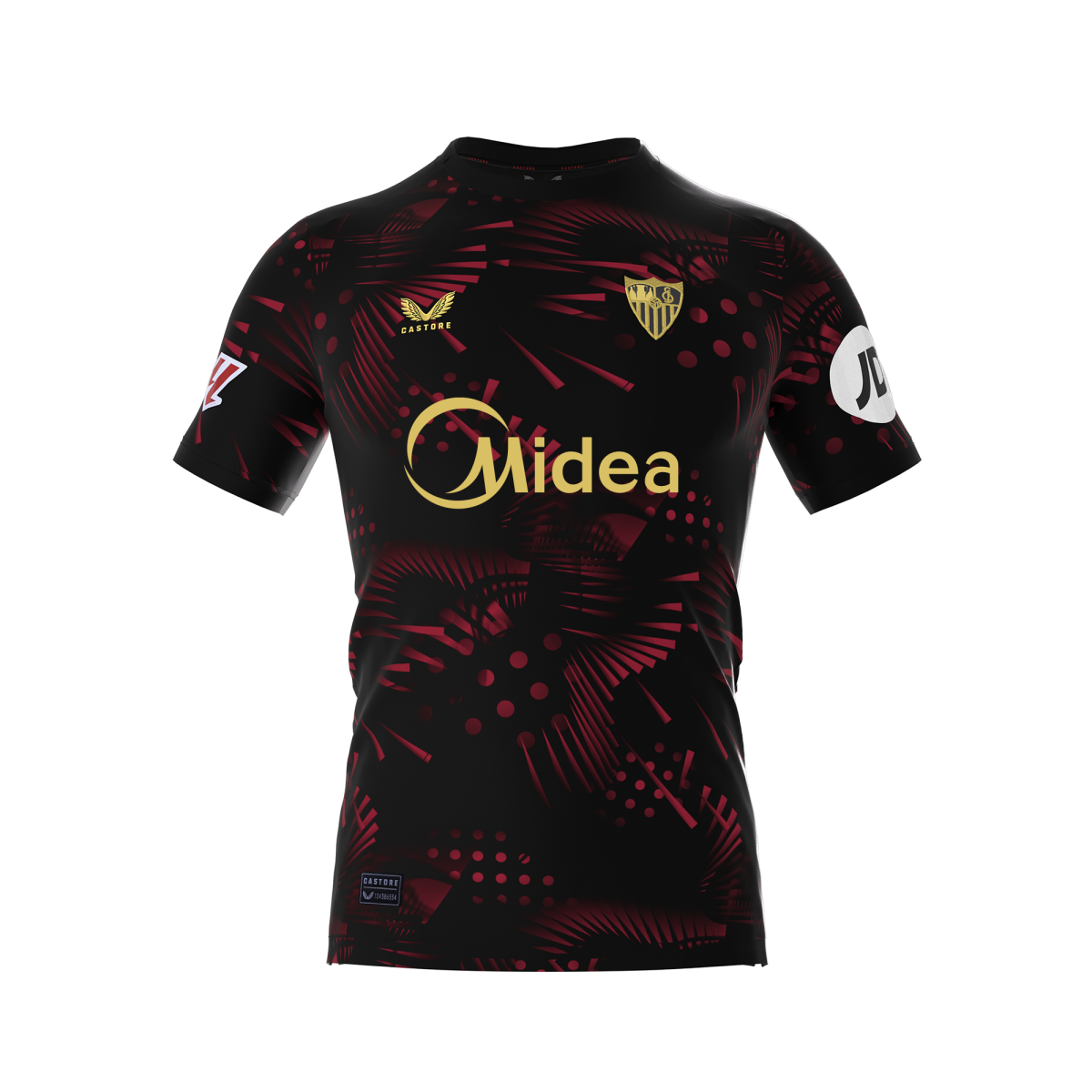Sevilla Fan Shop – schwarzes third jungen t-shirt 2425 Kollektion – Exklusive Artikel für Sevilla-Fans Kollektion für Fans