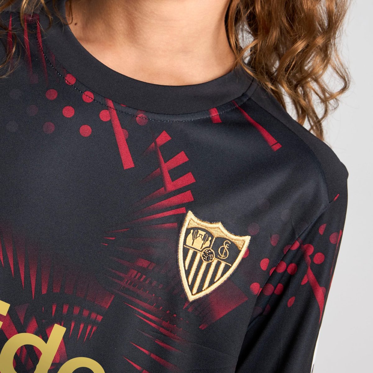 Sevilla Fan Shop – schwarzes third jungen t-shirt 2425 Kollektion – Exklusive Artikel für Sevilla-Fans Kollektion für Fans