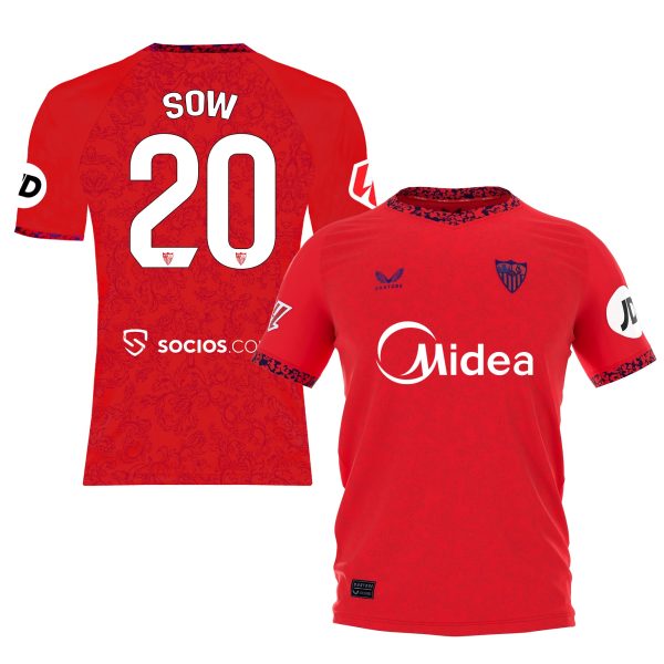Sevilla Fan Shop – sow erwachsene auswärts t-shirt 2425 Kollektion – Exklusive Artikel für Sevilla-Fans Kollektion für Fans