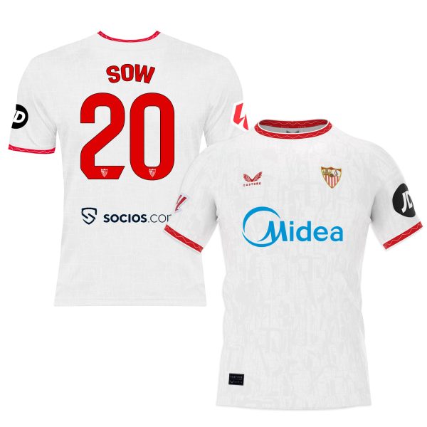 Sevilla Fan Shop – sow weißes erstlingsshirt für kinder 2425 Kollektion – Exklusive Artikel für Sevilla-Fans Kollektion für Fans