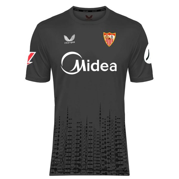 Sevilla Fan Shop – torwarttrikot home 2425 für erwachsene grau Kollektion – Exklusive Artikel für Sevilla-Fans Kollektion für Fans