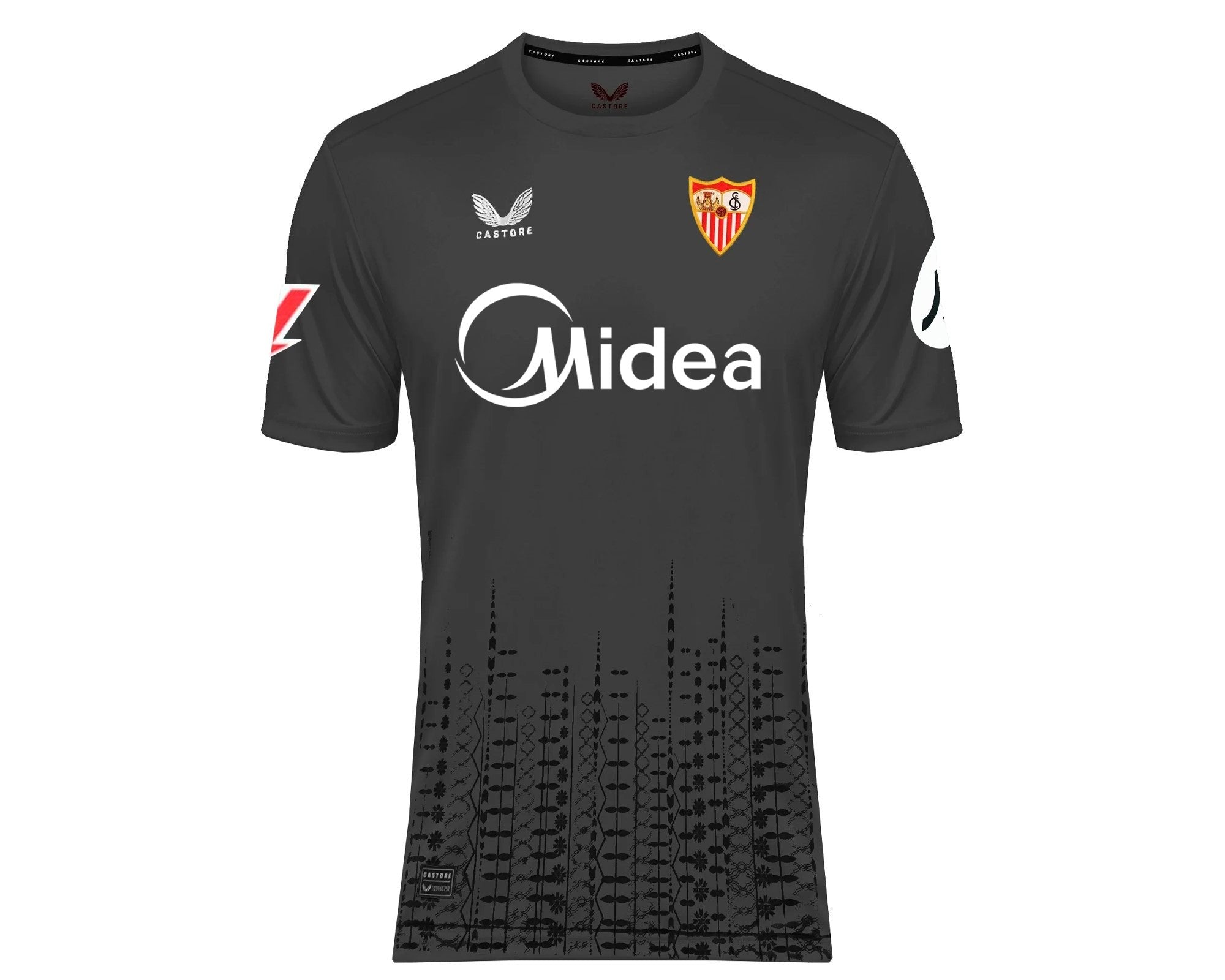 Sevilla Fan Shop – torwarttrikot home 2425 für erwachsene grau Kollektion – Exklusive Artikel für Sevilla-Fans Kollektion für Fans