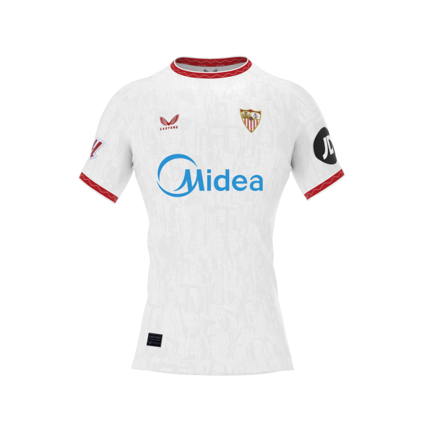 Sevilla Fan Shop – weißes damen-erstshirt 2425 Kollektion – Exklusive Artikel für Sevilla-Fans Kollektion für Fans