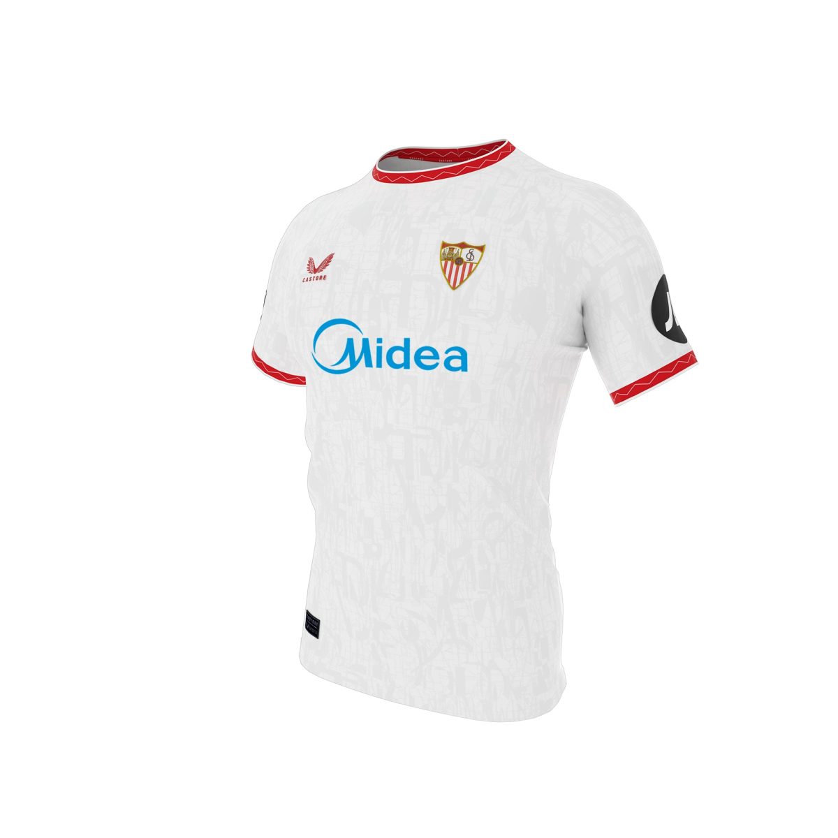Sevilla Fan Shop – weißes erstlingsshirt für kinder 2425 Kollektion – Exklusive Artikel für Sevilla-Fans Kollektion für Fans