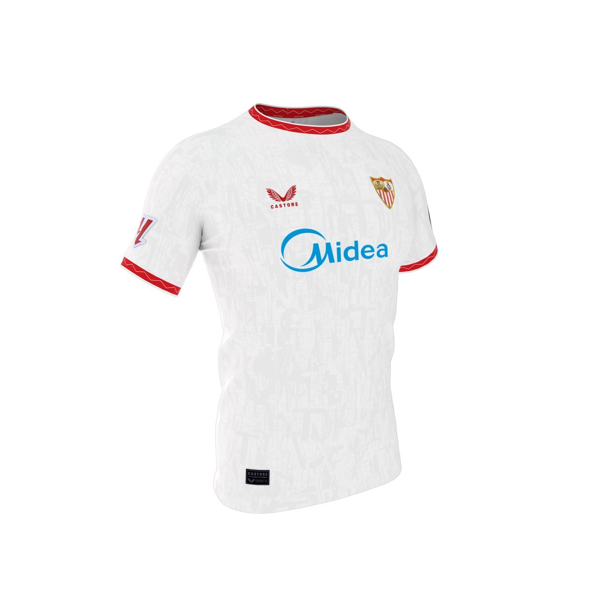 Sevilla Fan Shop – weißes erstlingsshirt für kinder 2425 Kollektion – Exklusive Artikel für Sevilla-Fans Kollektion für Fans